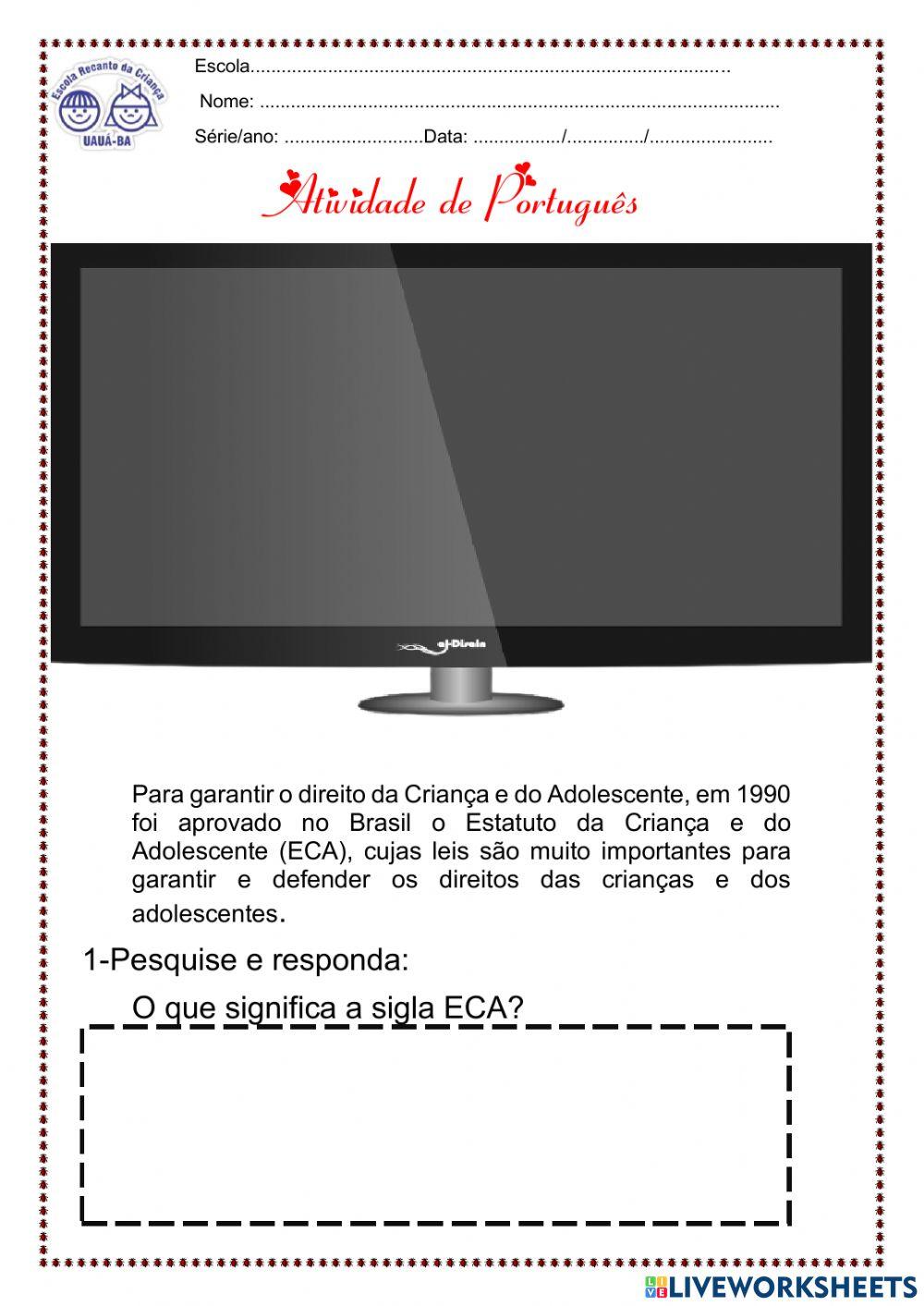 Direitos e deveres das crianças