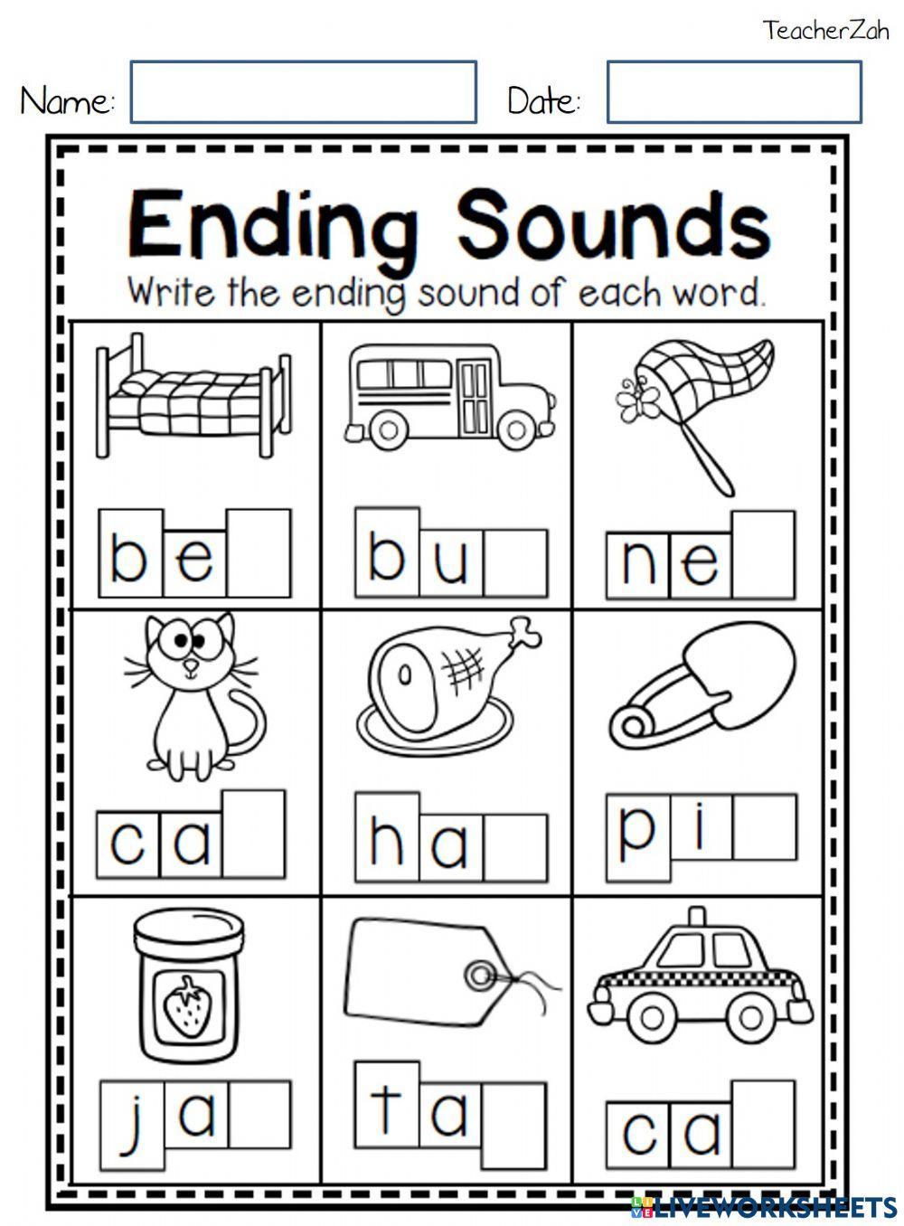 Cvc ending sounds Cvc ending sounds