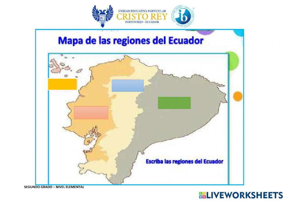 Regiones del Ecuador