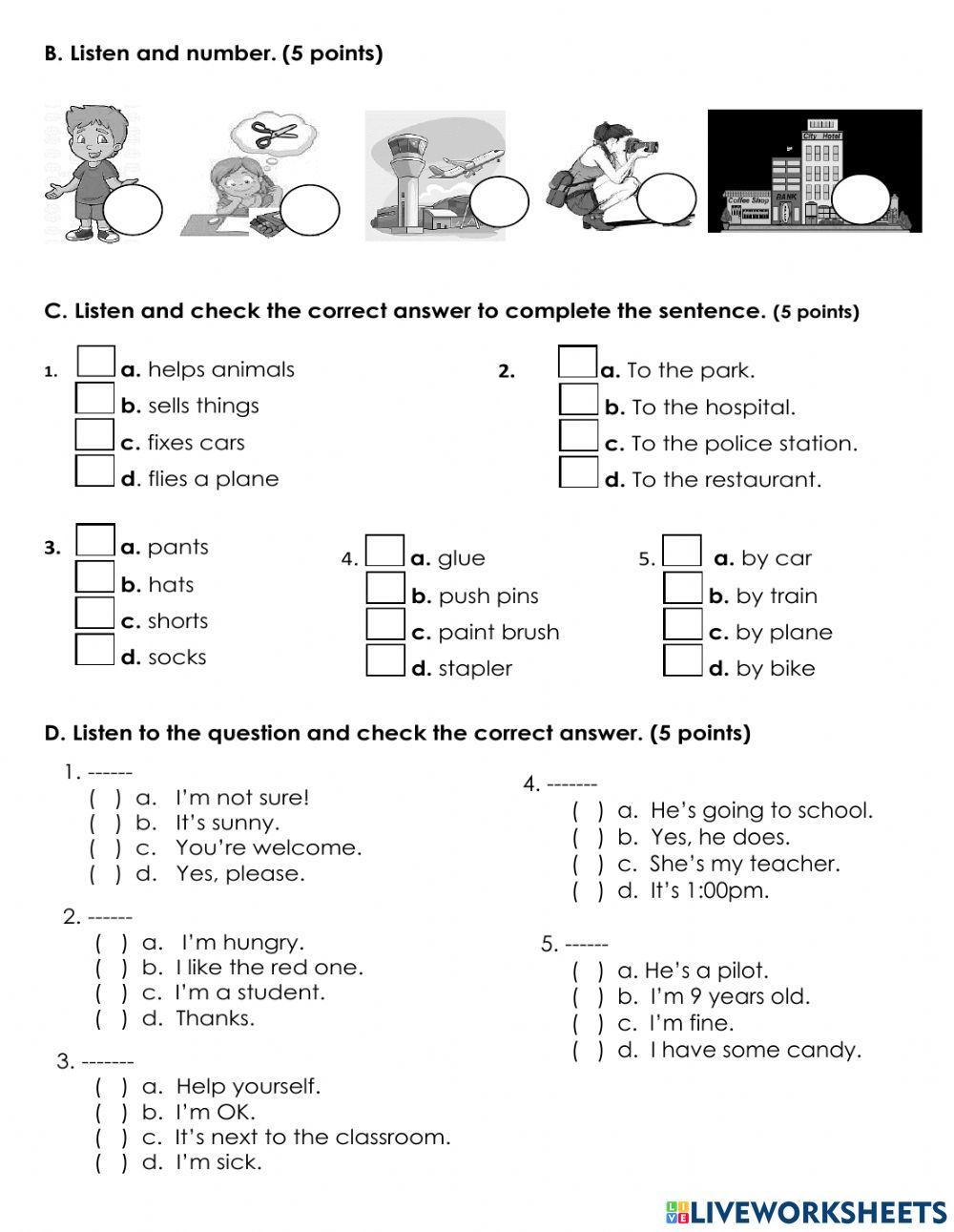 English Final Test Set 2