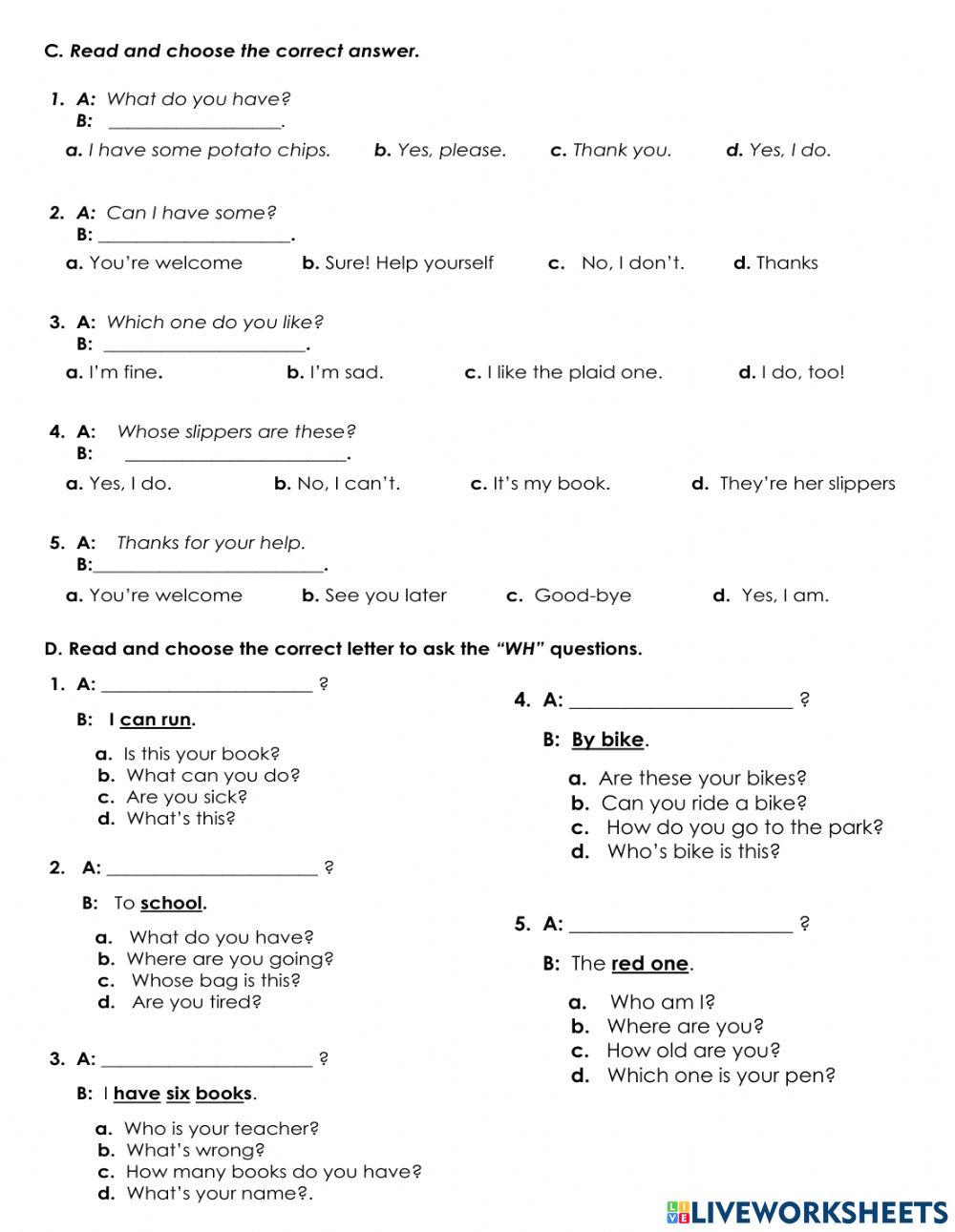 English Final Test Set 2