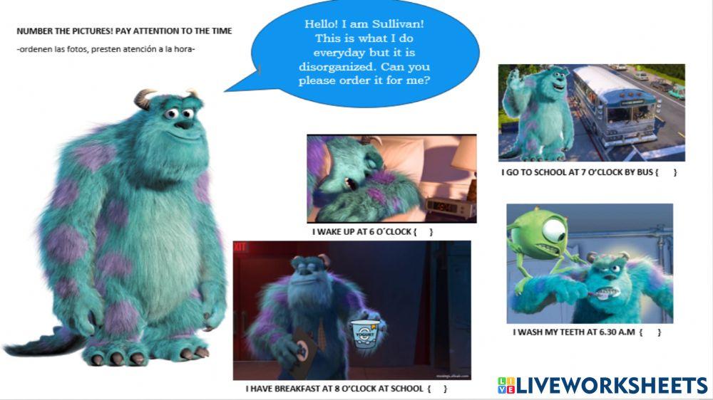 Monster inc routine