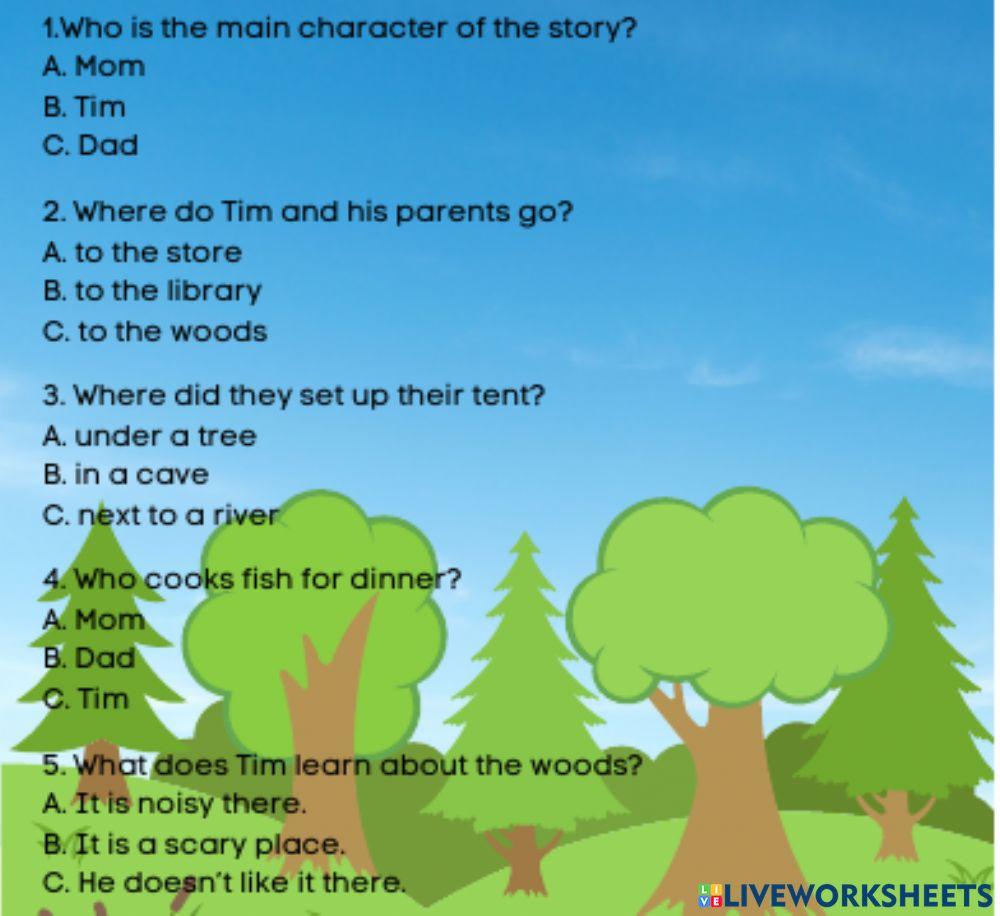 The noisy, quiet woods