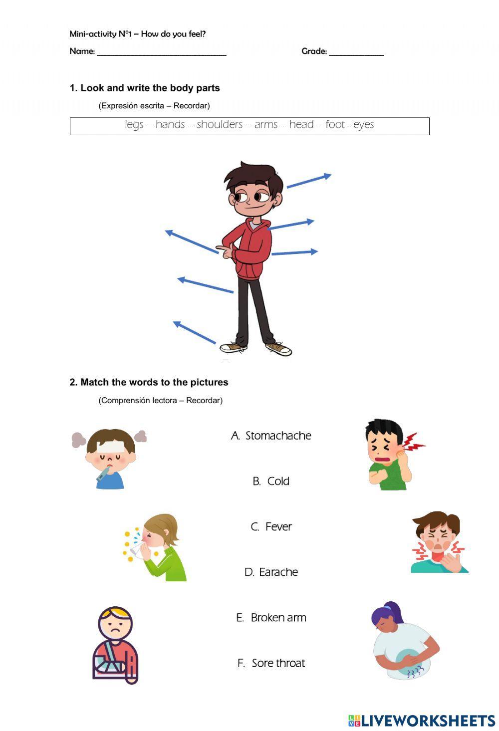 Mini-activity N°1 – How do you feel?