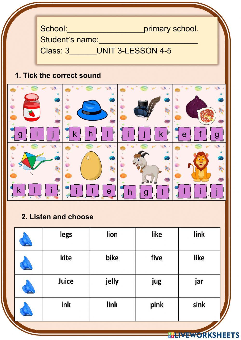 Family - Friends G3-U3-Lesson4,5,6