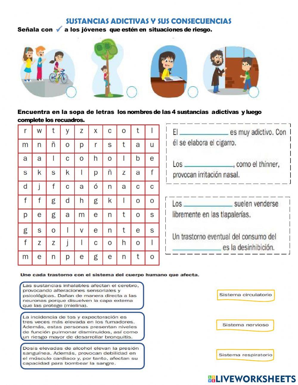 Sustancias adictivas