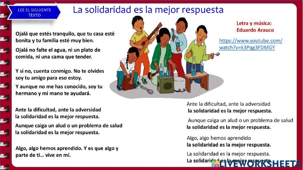 La solidaridad