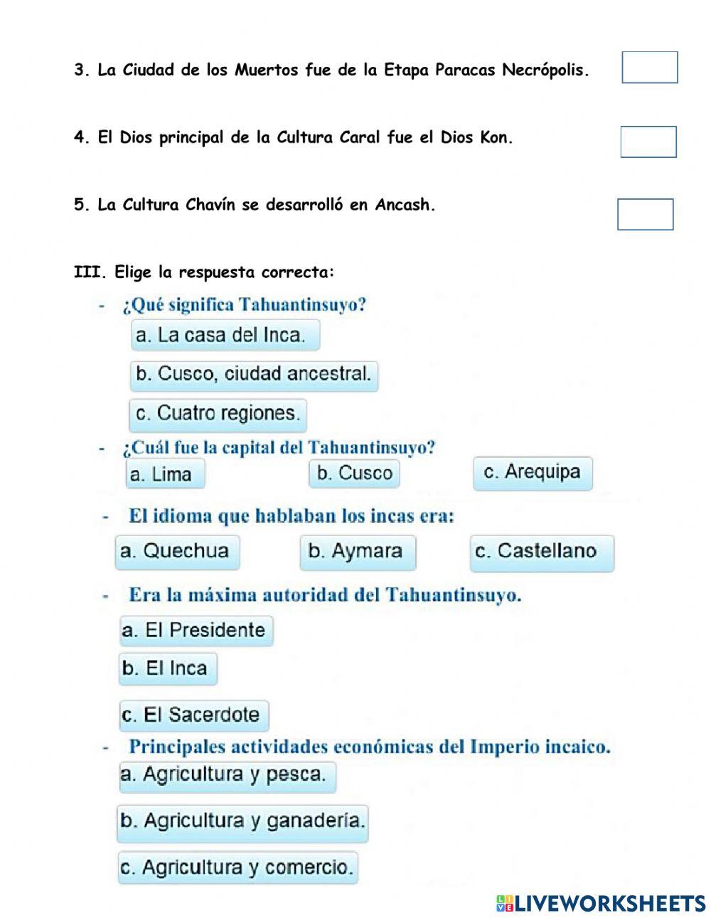 Examen de personal social