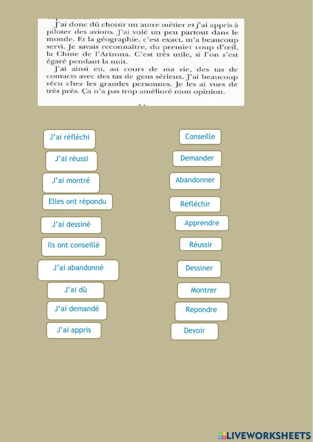 Le petit prince-passe compose