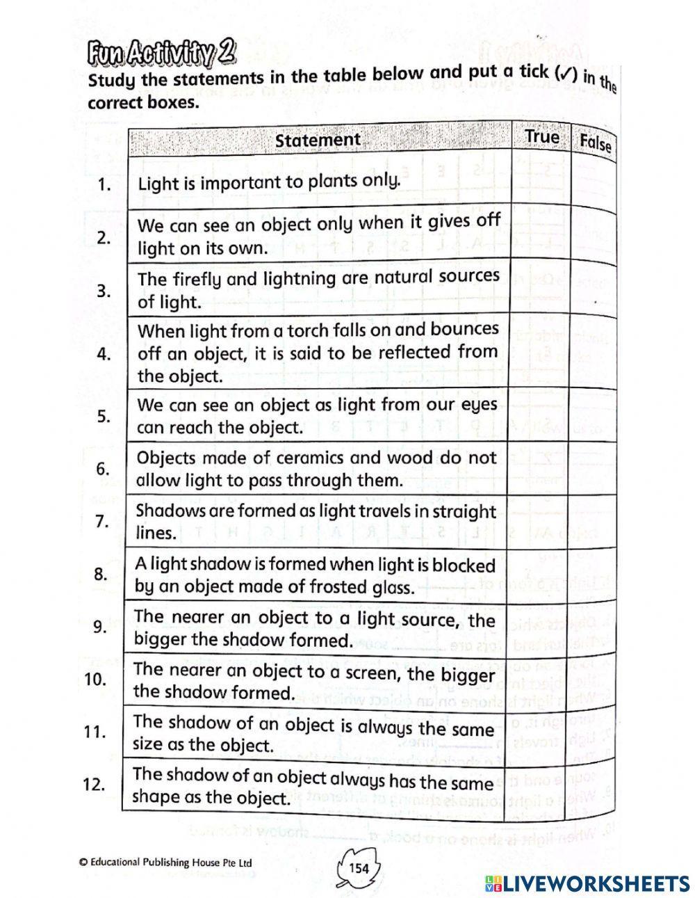 Chapter 3. Light and shadow