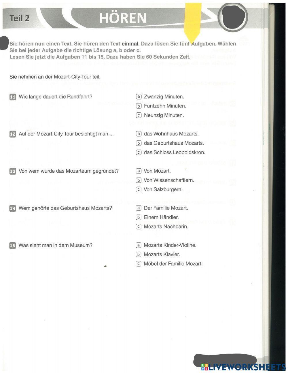 Hören Teil 2