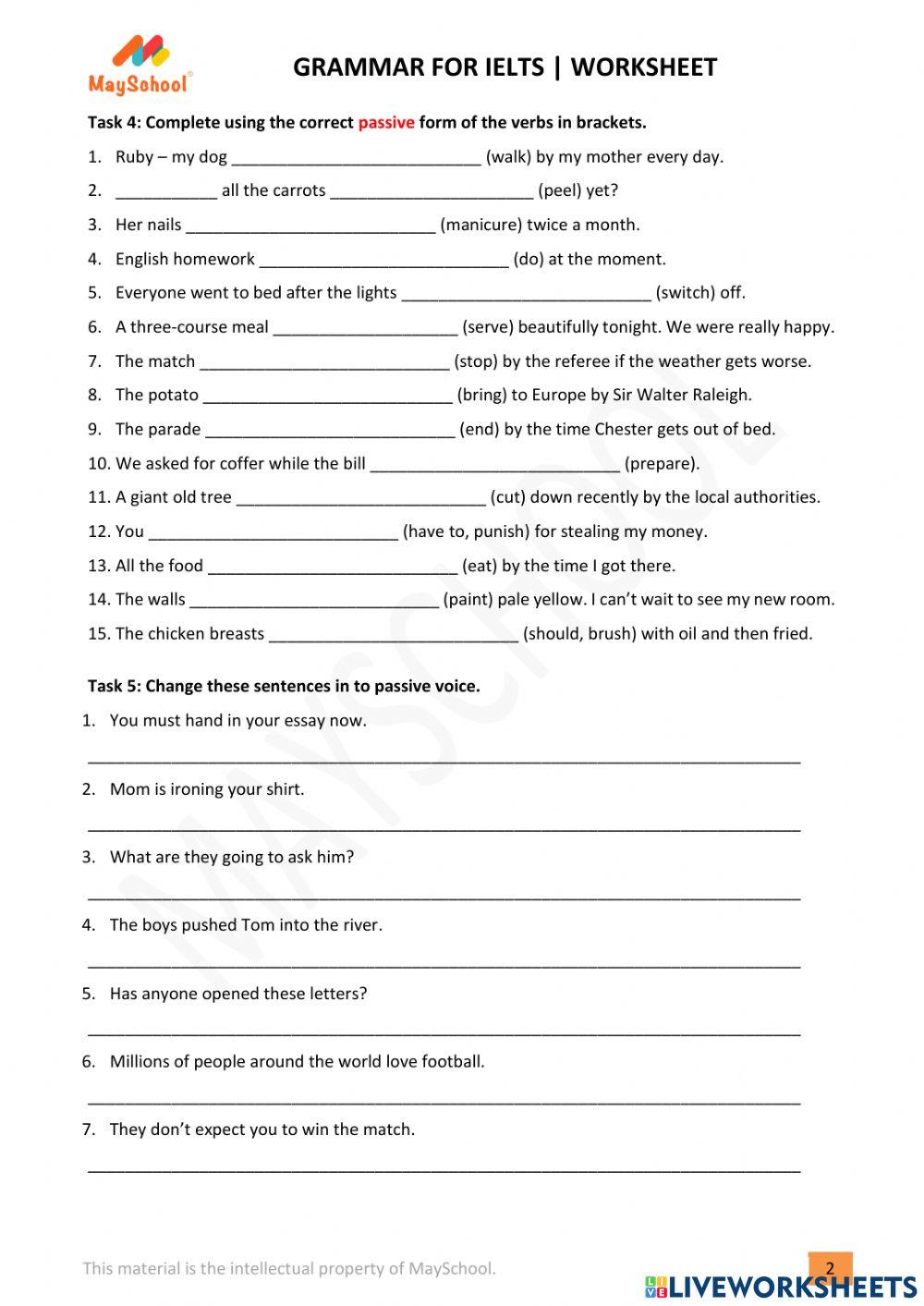 M4L6 - Passive Voice - Test