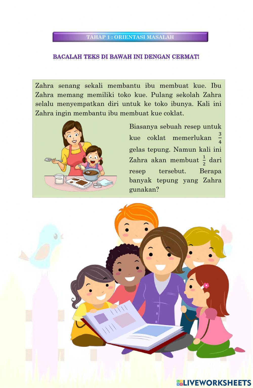 Perkalian dan Pembagian Pecahan