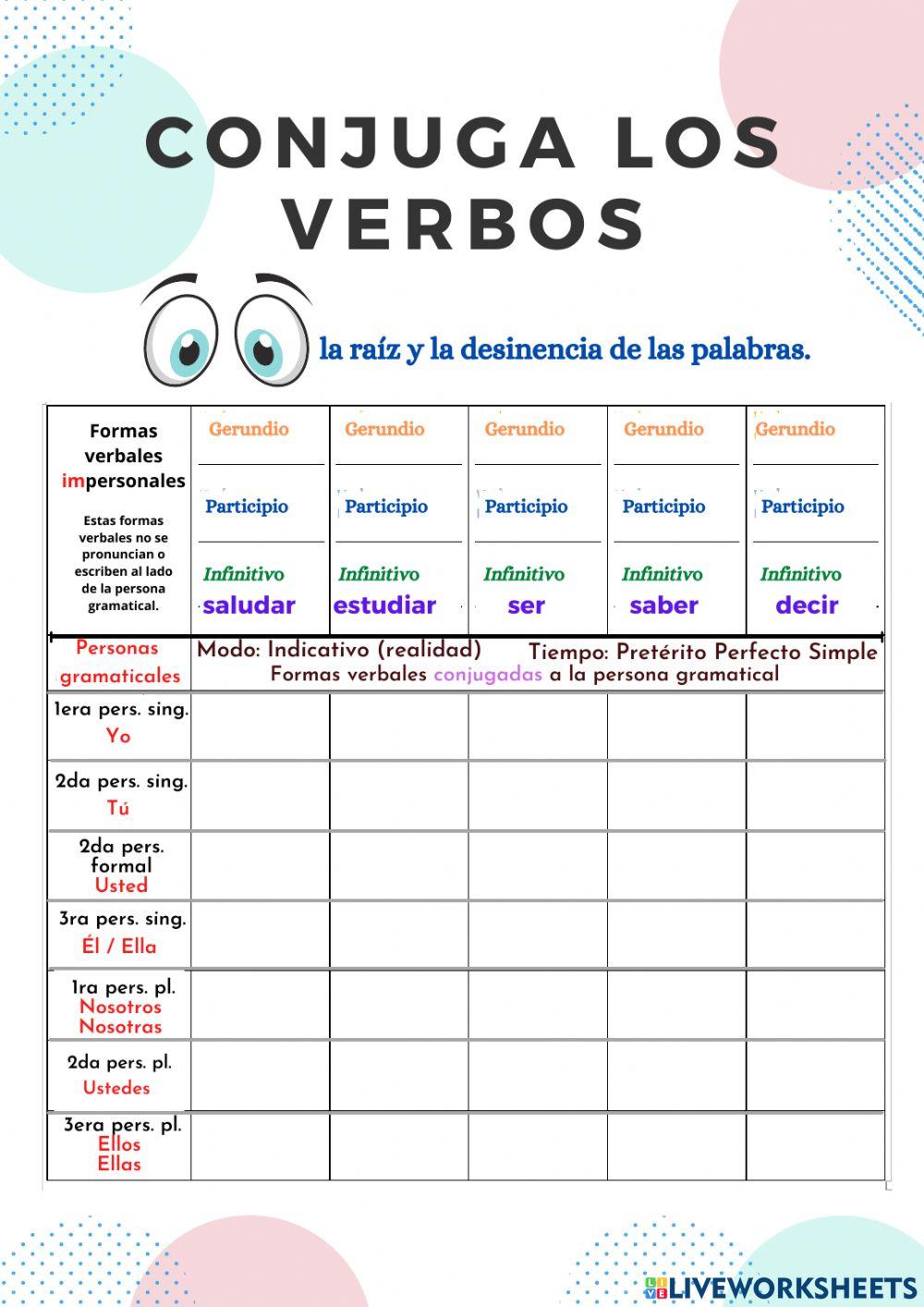 Conjugo verbos en pasado II (PPS)