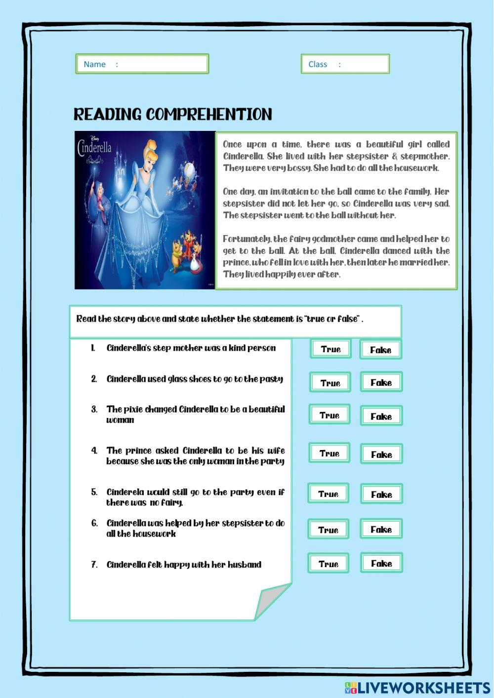 Cinderella short story