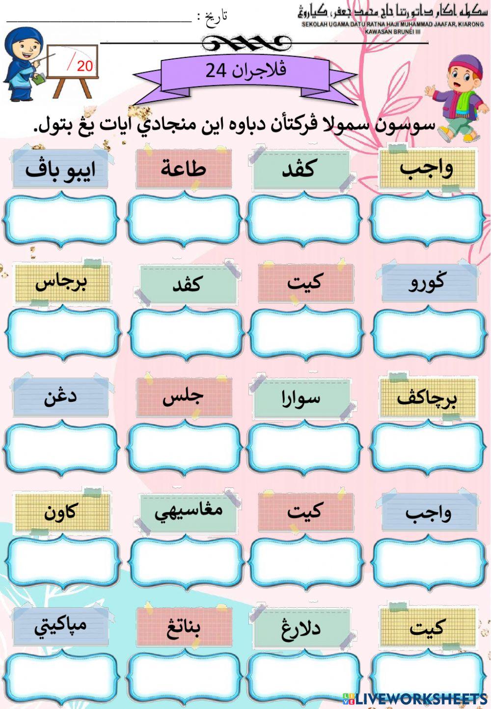 Pelajaran Rencana Jawi