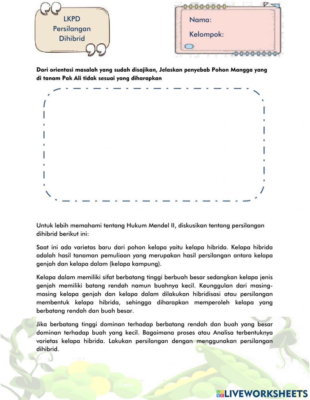 Persilangan dihibrid