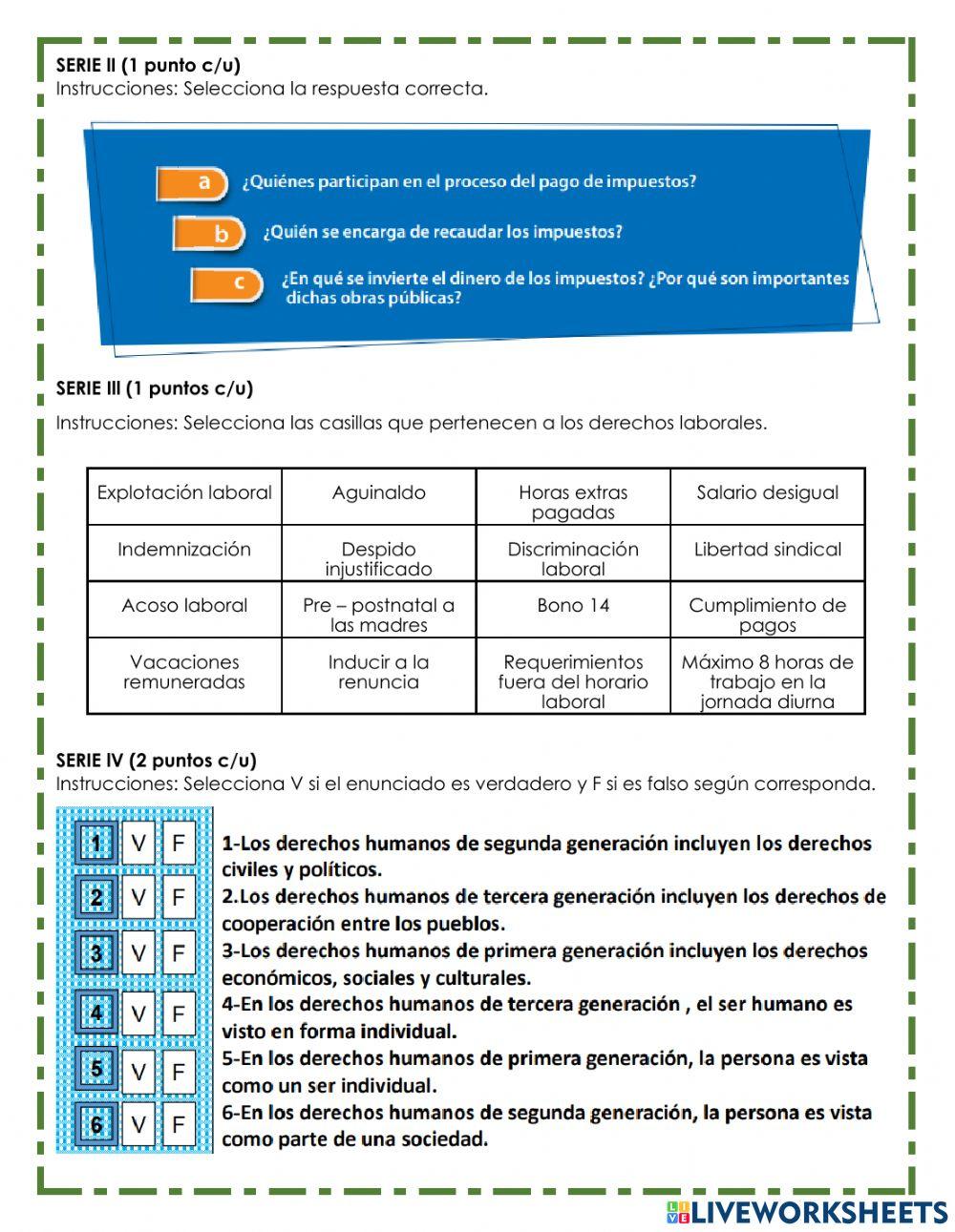 Evaluación CS 2 - V Bimestre