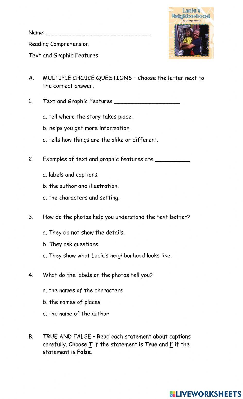 Text and Graphic Features