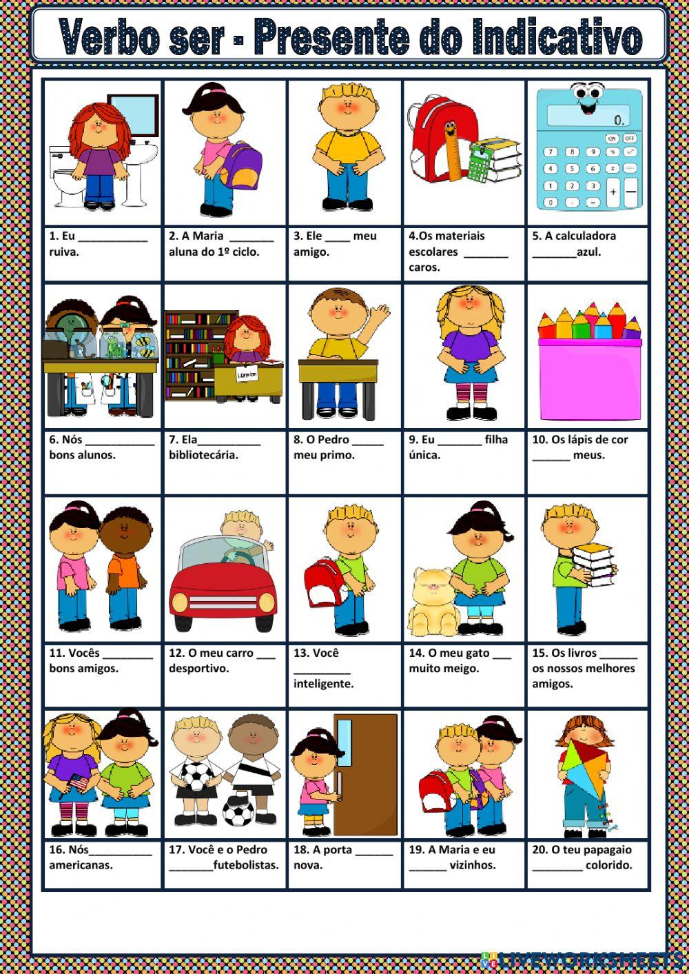 Verbo SER - Brazilian Portuguese