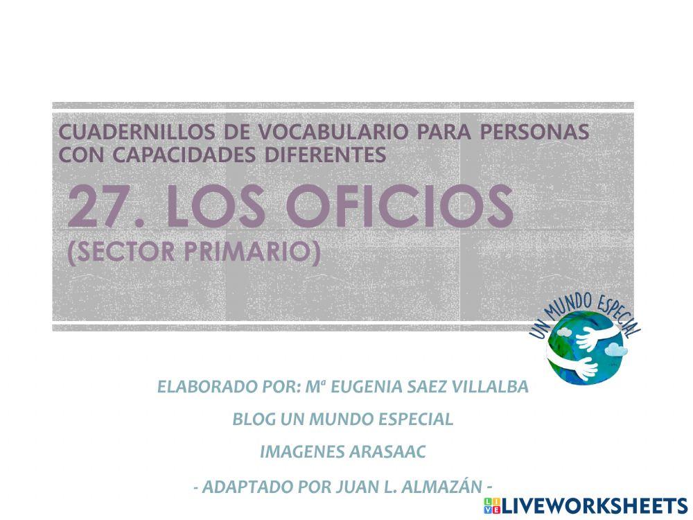 Oficios (sector primario) - Blog un mundo especial