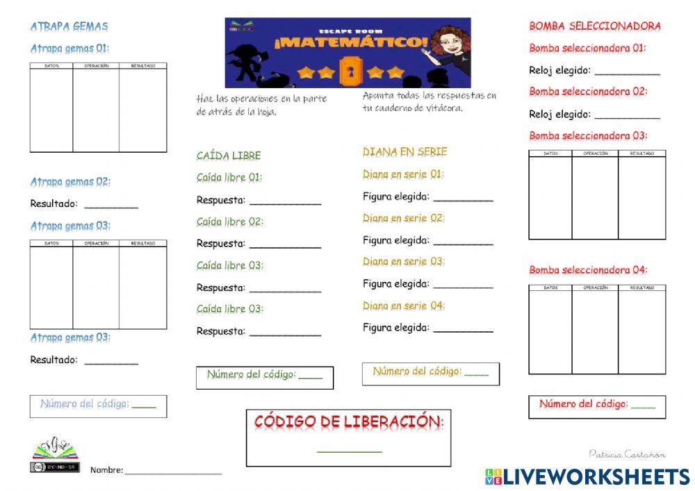 Escape Room Matemático