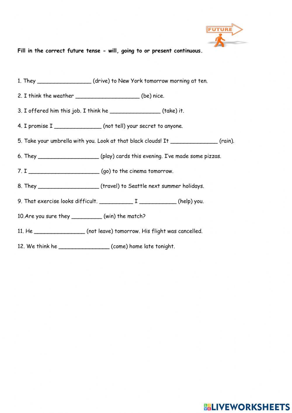 Talking about future