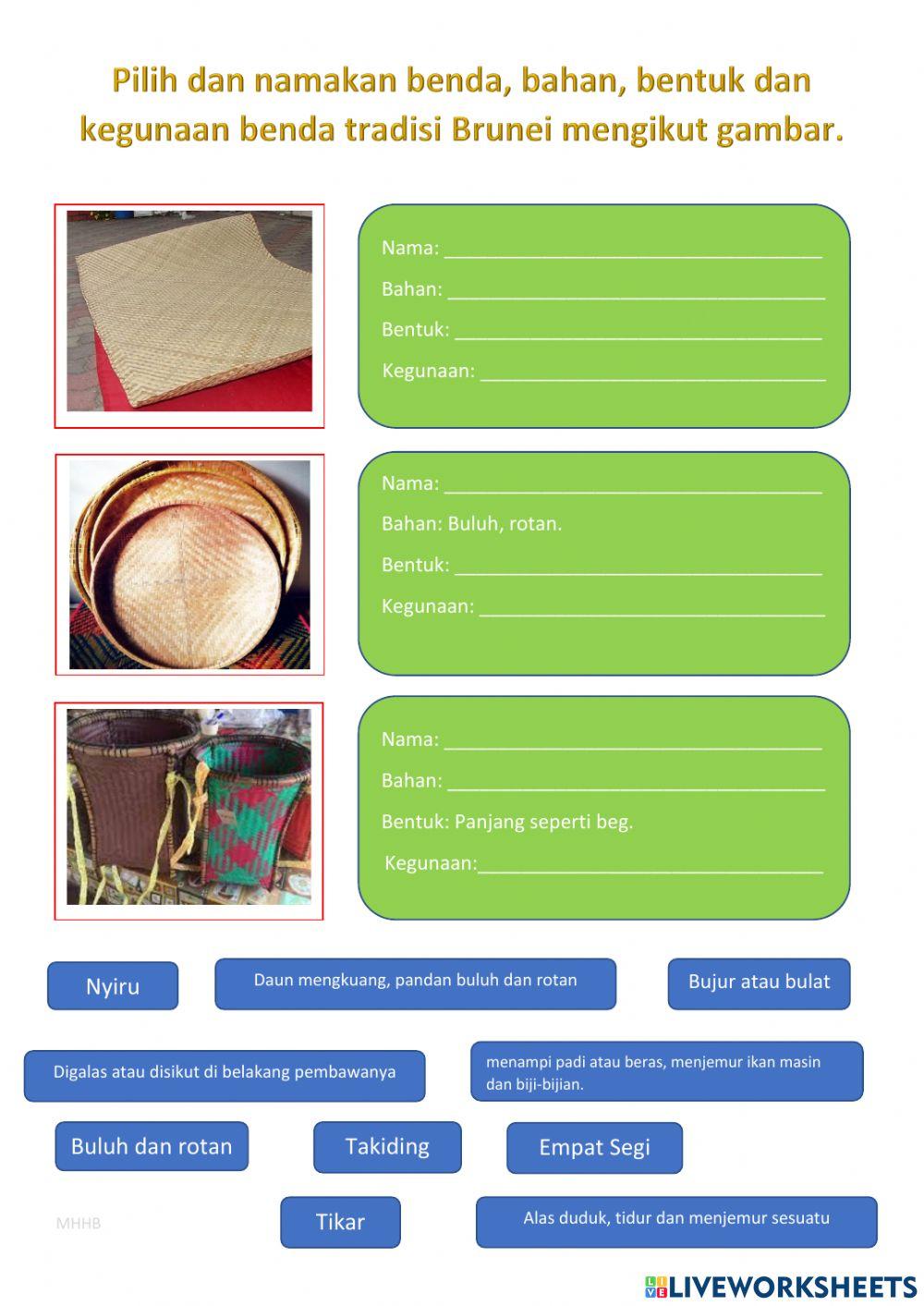 Anyaman tradisi Brunei