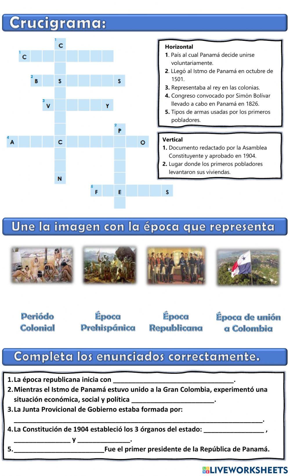 Historia de Panamá - Épocas