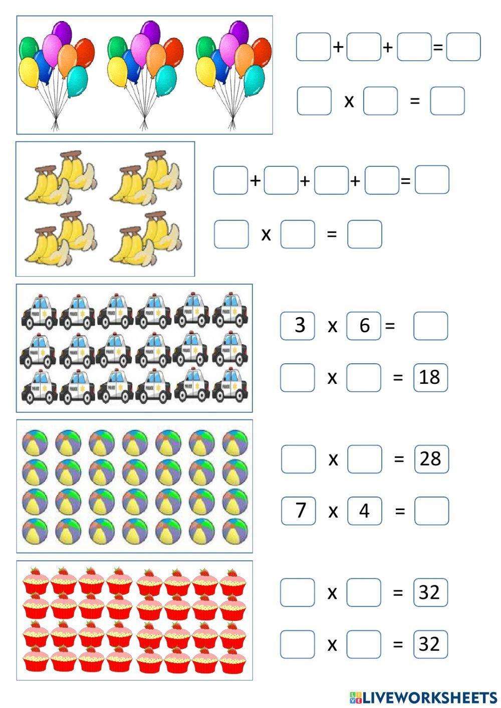 Worksheet Matematika : Perkalian