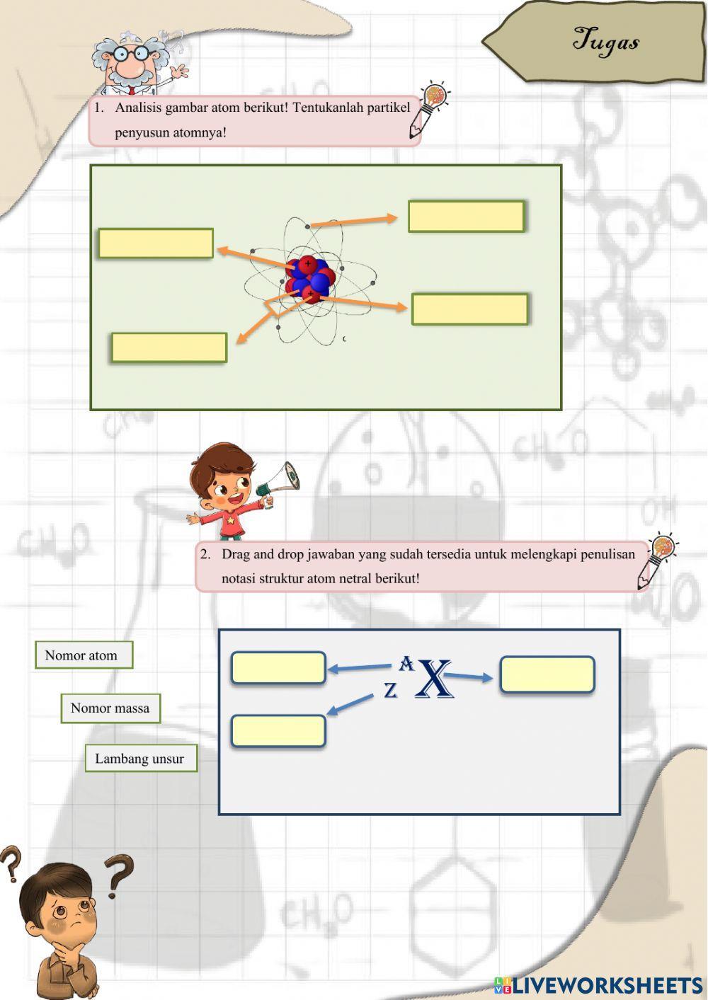 LKPD Kimia Kelas X: Struktur Atom