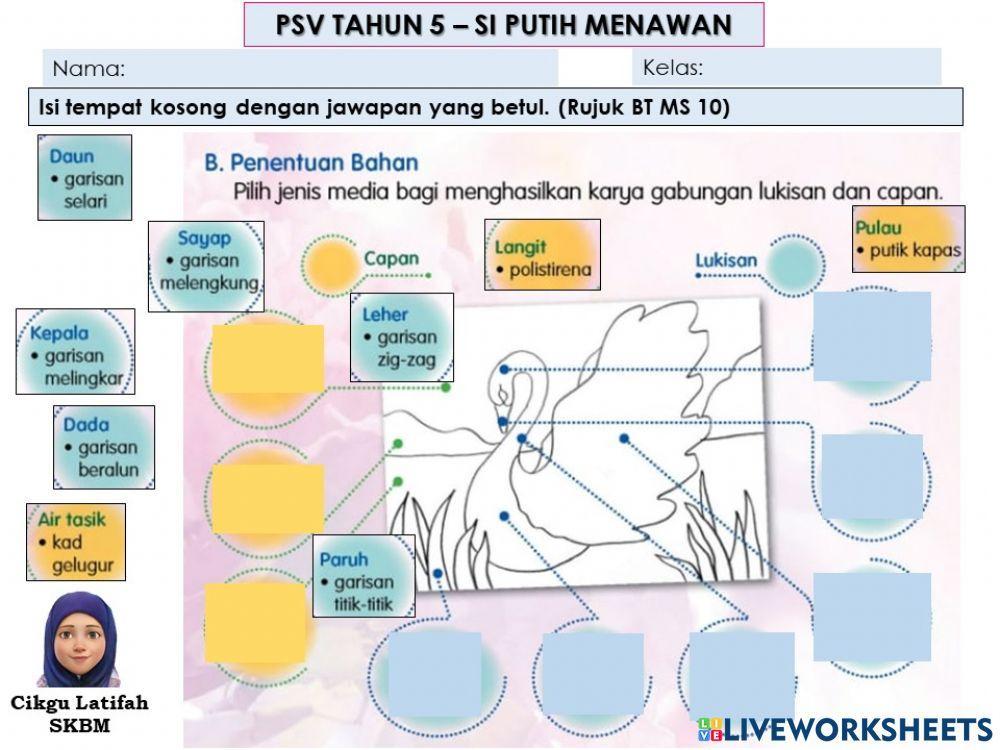 Si Putih Menawan -PSV Tahun 5