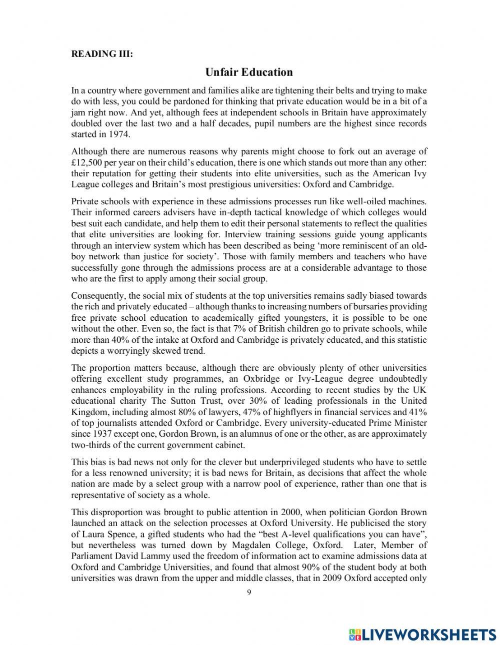 DS - IE Fighter - Test 2.2 Reading