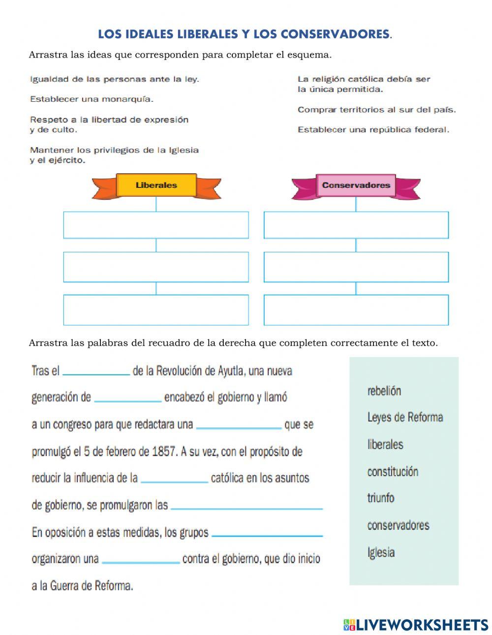 Liberales y conservadores