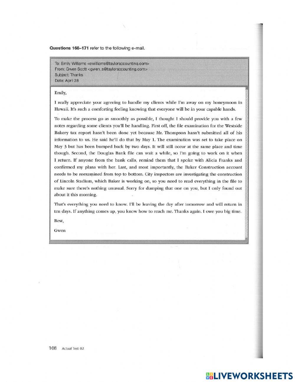 New TOEIC 700 - Test 2 Part 7-2