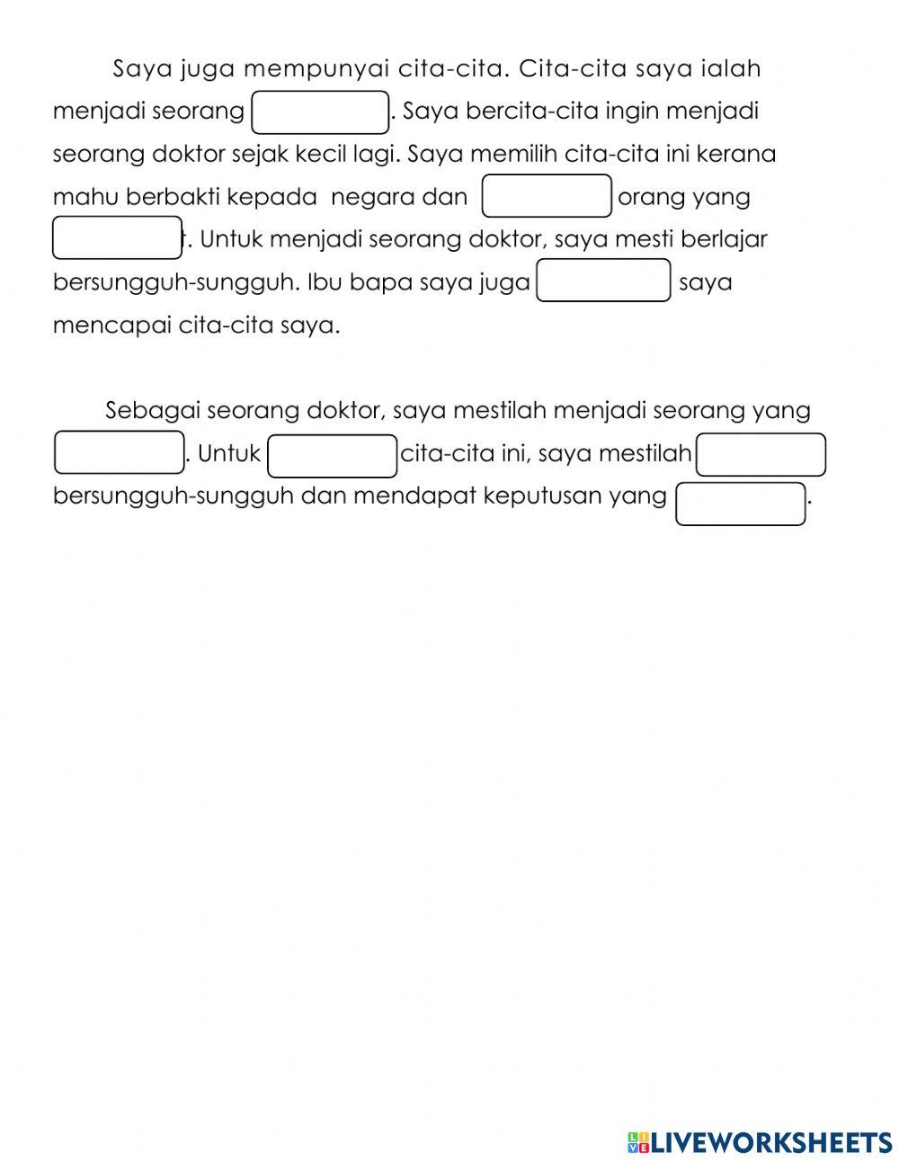 Karangan - cita-cita saya