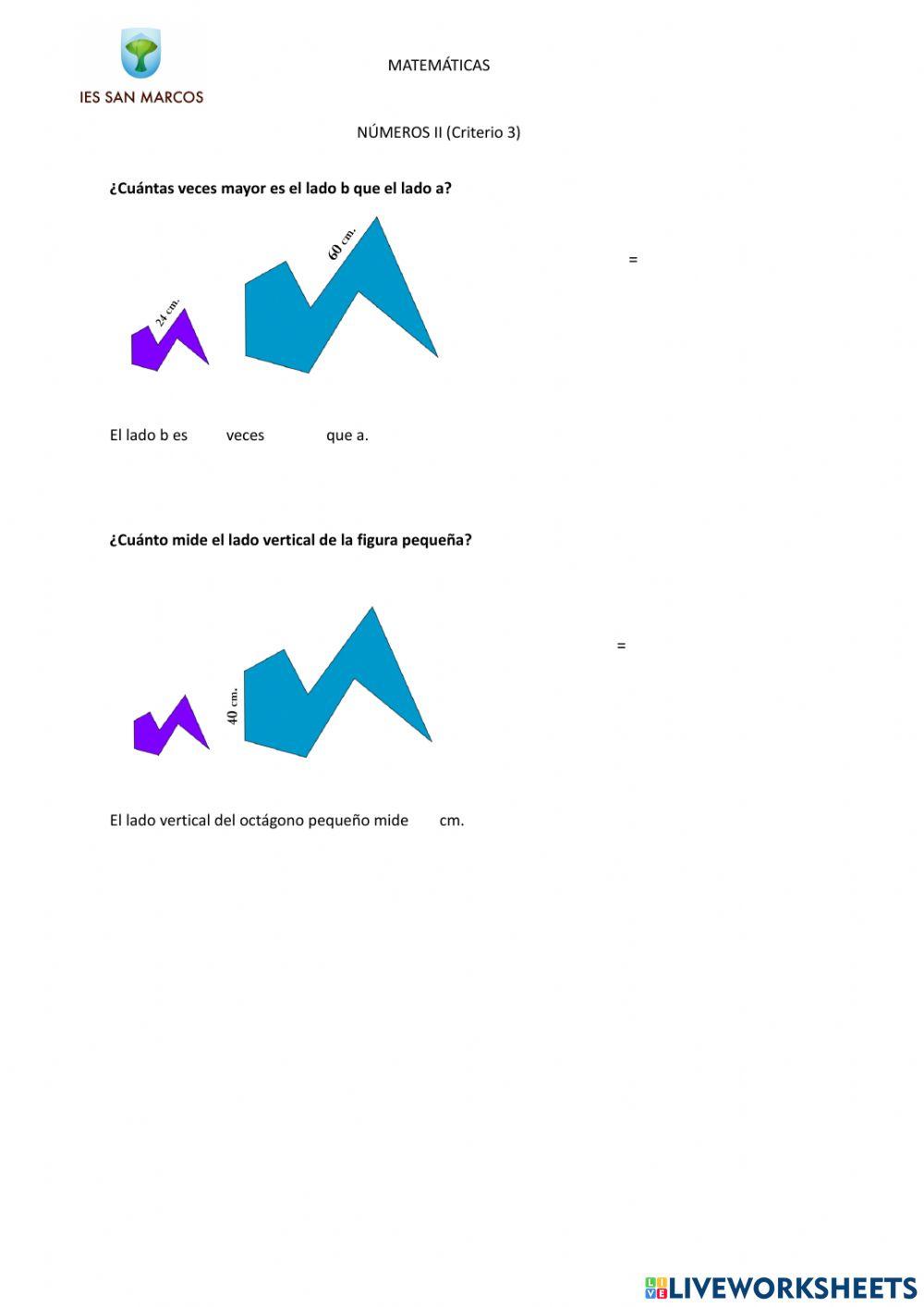 Segunda prueba de Números