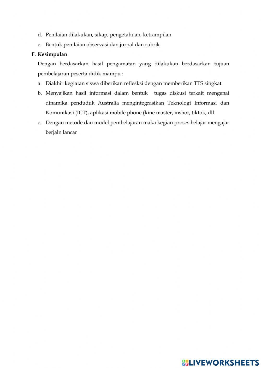 Dinamika penduduk australia