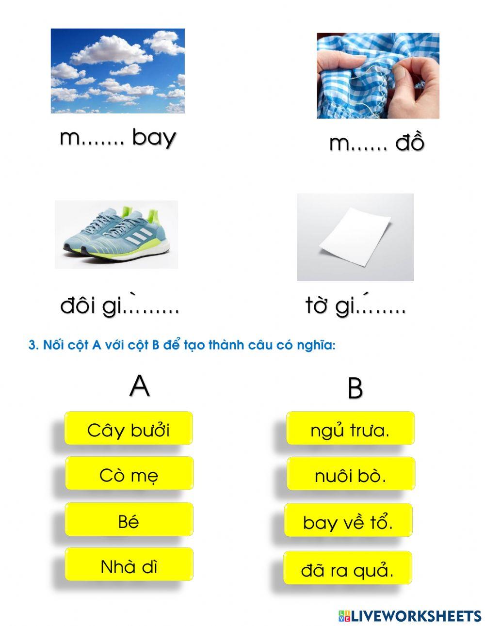 Học vần ay - ây