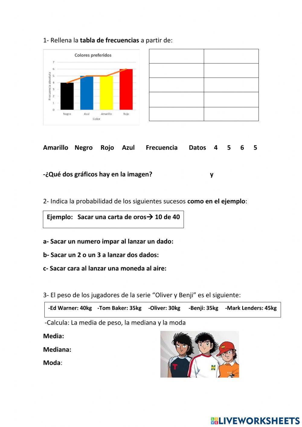 Estadística y números