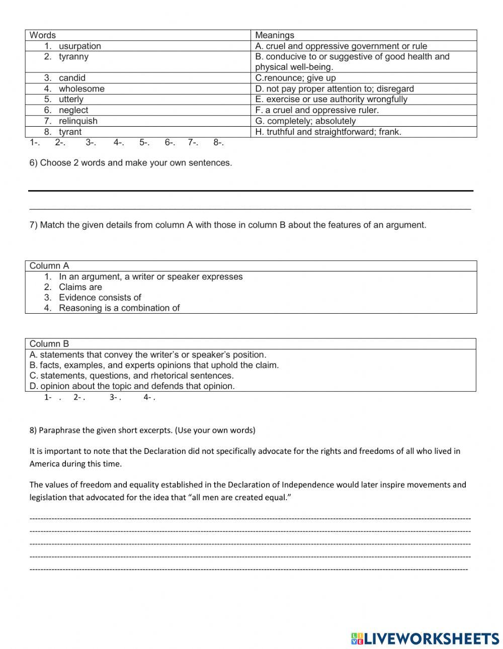 Declaration of Independence