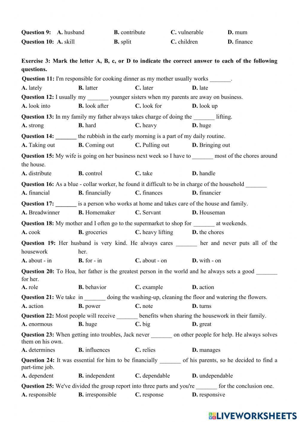 Lop12TĐ-Vocab topic1-family