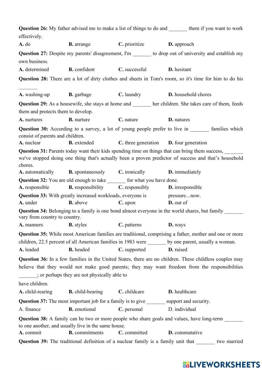 Lop12TĐ-Vocab topic1-family