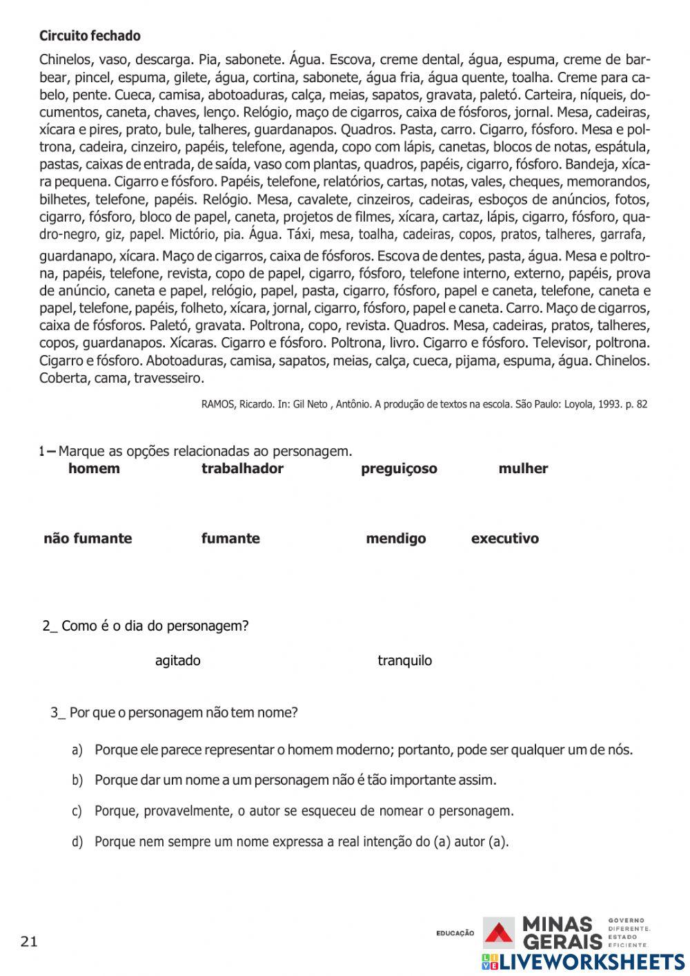 Pet 4  - 7º ano - semana 6