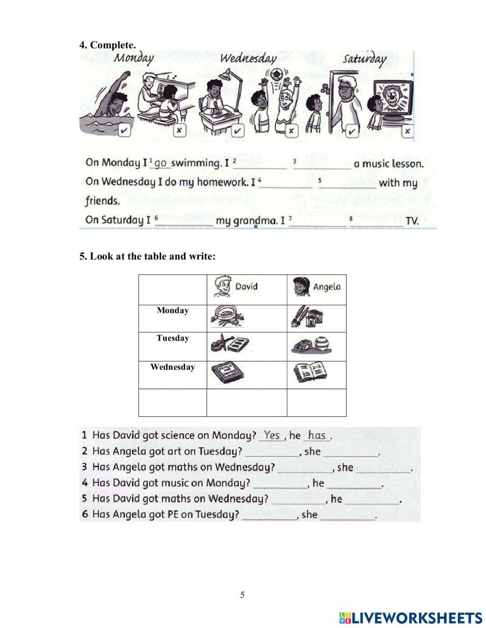 DS - Fa2 - Test 2 Writing