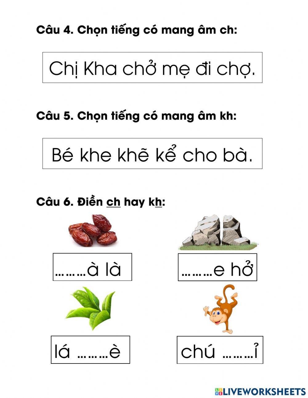 Ôn tiếng việt tuần 3