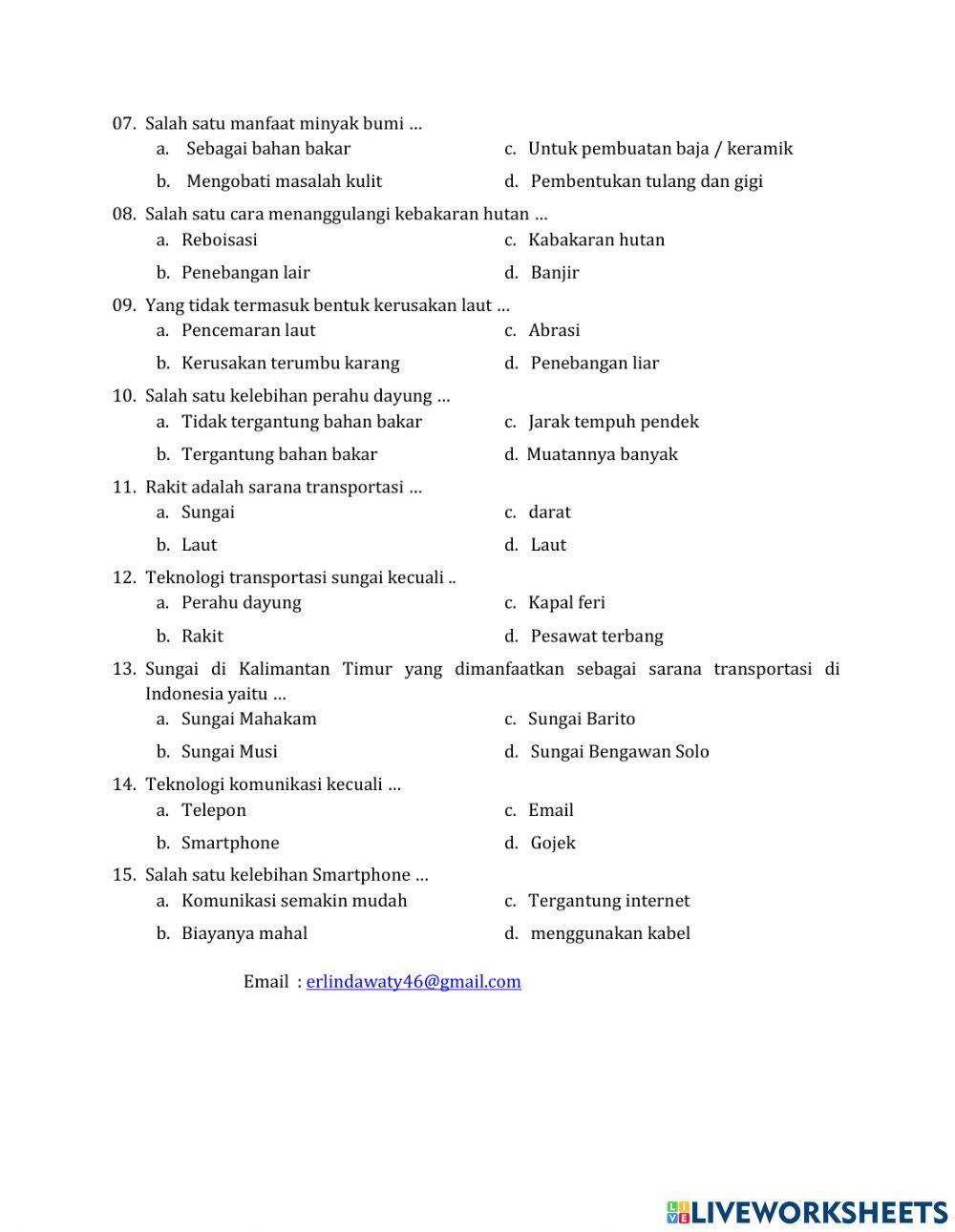 Evaluasi Pembelajaran 1