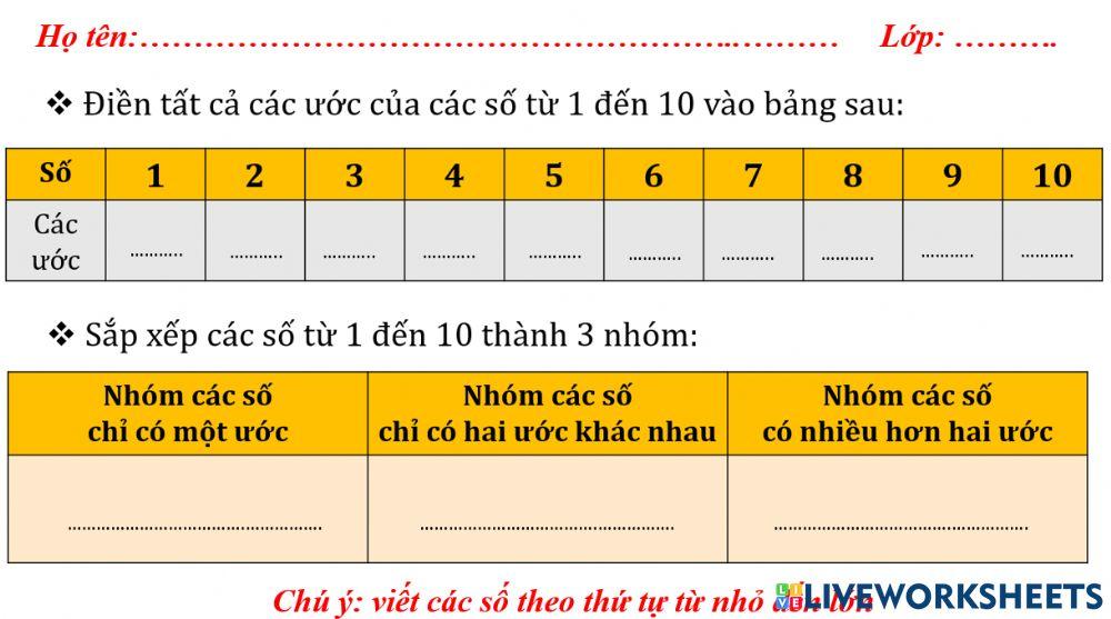KHỞI ĐỘNG: SỐ NGUYÊN TỐ. HỢP SỐ