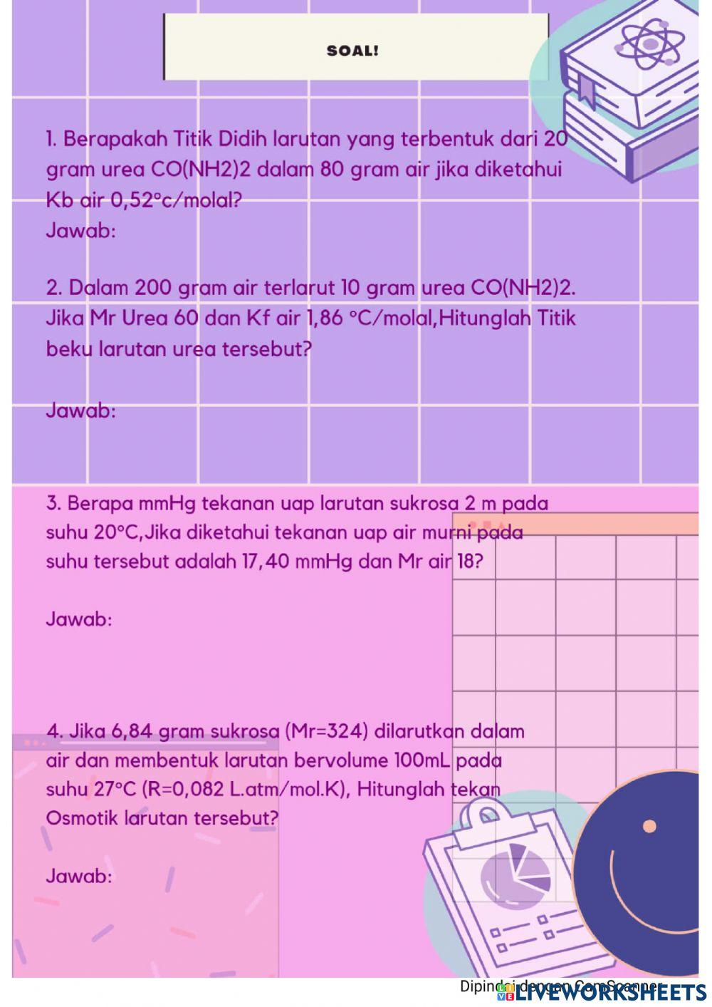 Sifat Koligatif Larutan