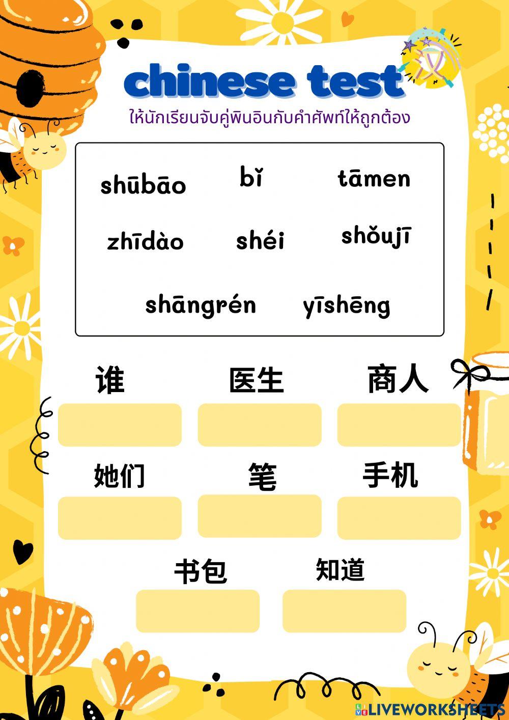 ภาษาจีน